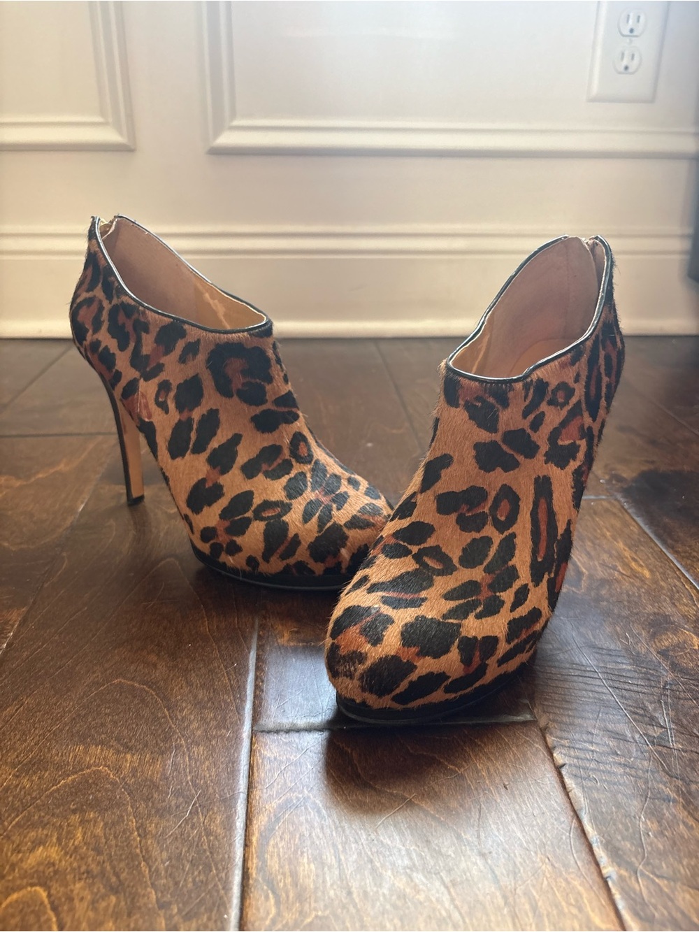 Nine West Leopard Print Women's High-Heel Booties